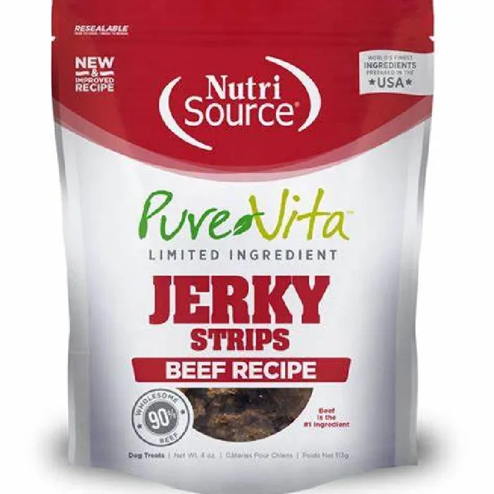 Purevita Jerky Beef Treats - 4oz