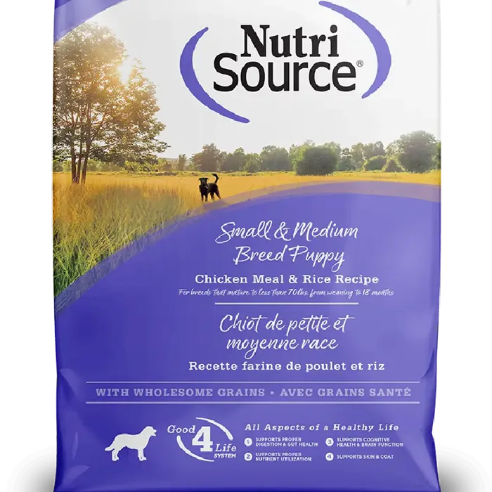 Nutrisource Small & Medium Puppy Chkn & Rice 12-lb