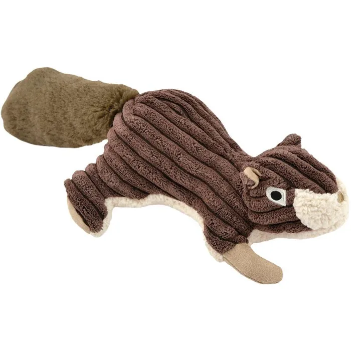 Tall Tails Dog Toy Squirrel W/ Squeaker 12" Brown