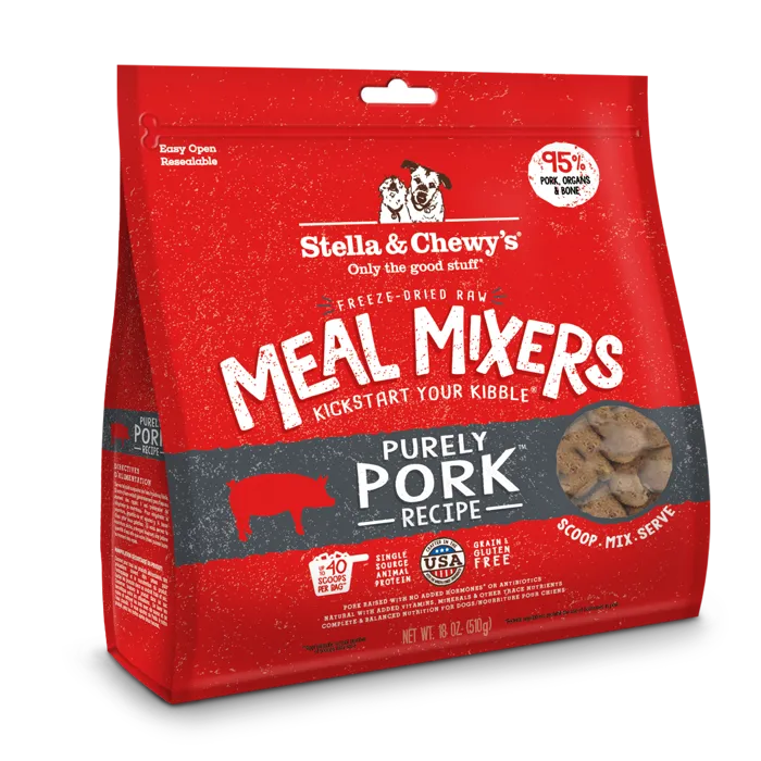 Stella & Chewy's Fd Dog Pork Meal Mixer 3.5-oz