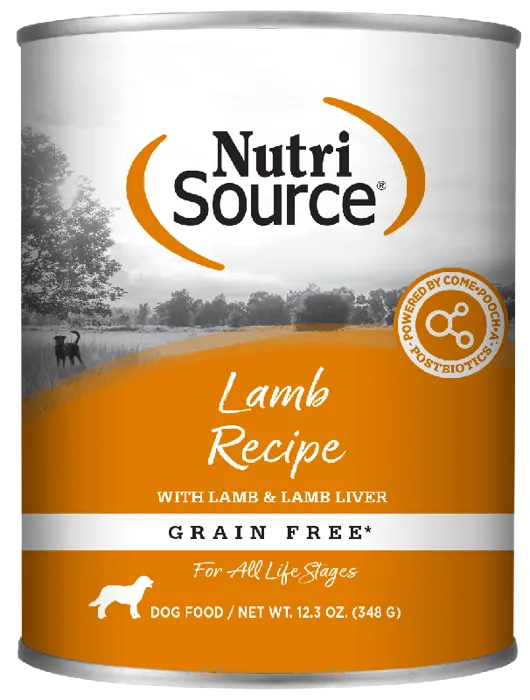 Nutrisource Dog Grain Free Lamb 13-oz