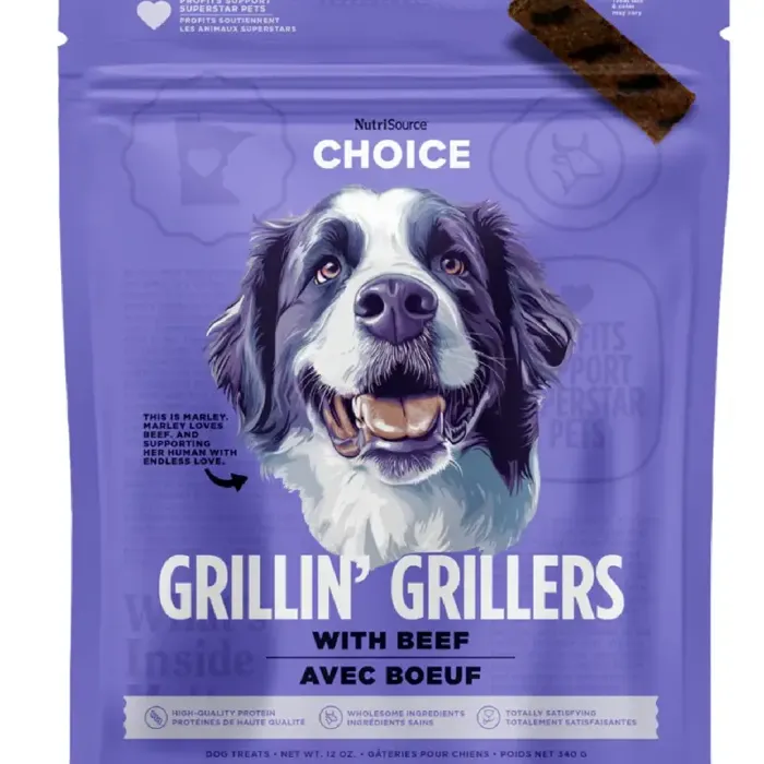 Tf Treat Choice Grillin' Grillers Beef 12oz