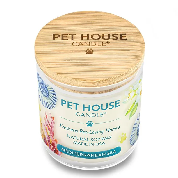 Pet House Candle Mediteranean Sea 8.5 Oz 3/case