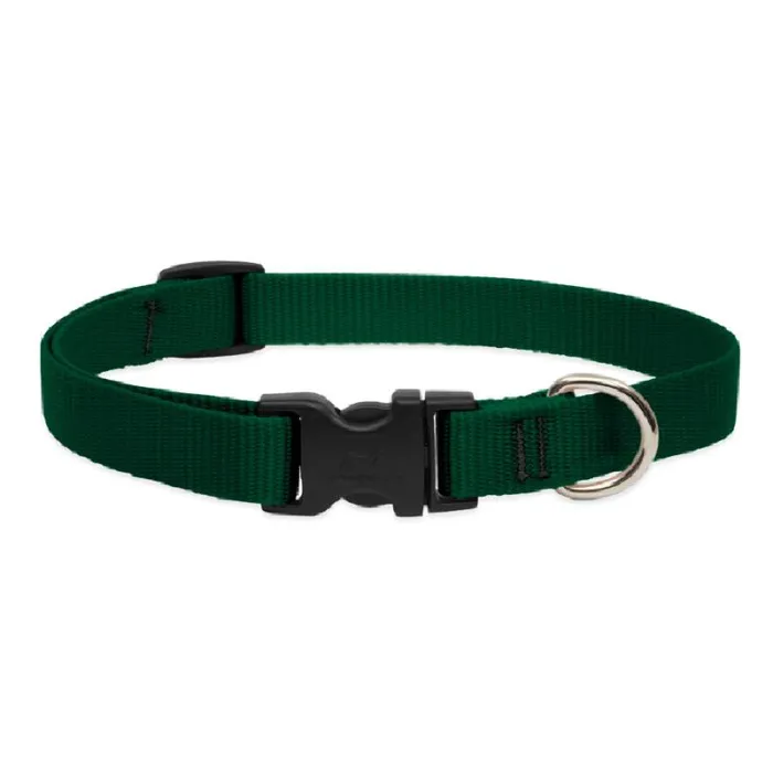 Lupine Adjustable Collar 3/4" Green 9"-14"