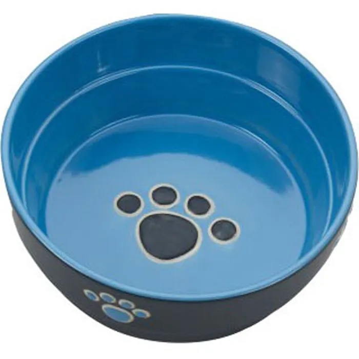 Fresco Dog Dish Blue 7"