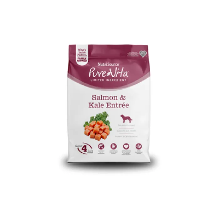 Nutrisource Pure Vita Salmon & Kale Dog Food 4-lb