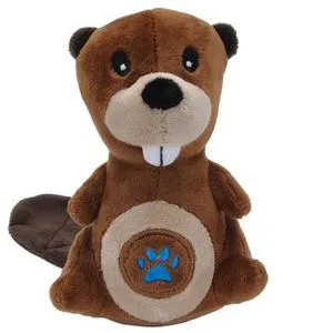 Paw Plush Dog Toys - Beaver 5"