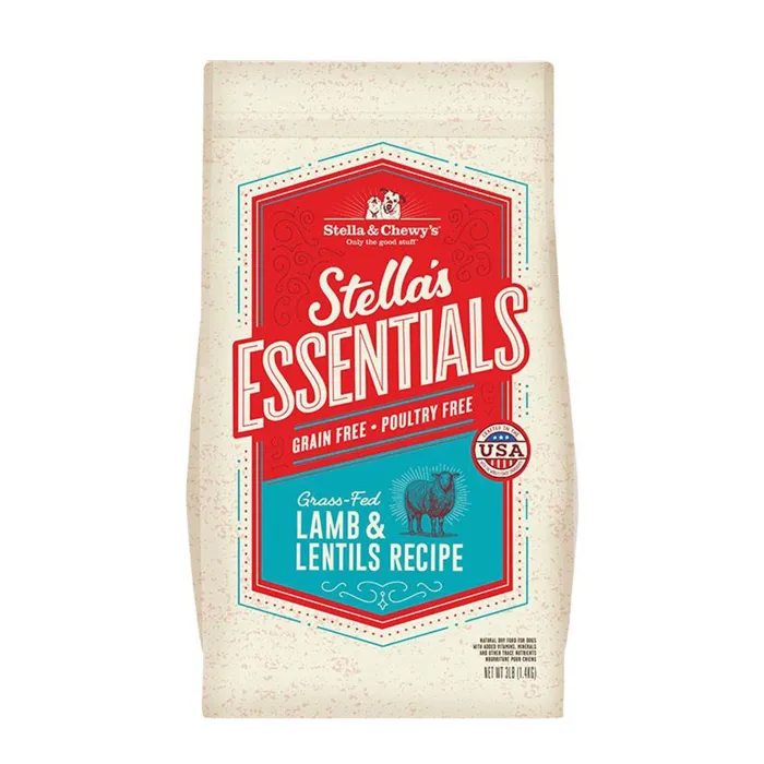Essentials Gf Grass-fed Lamb & Lentils Dog 3-lb