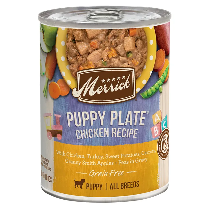 Merrick Puppy Plate Chicken Recipe Wet 12.7-oz
