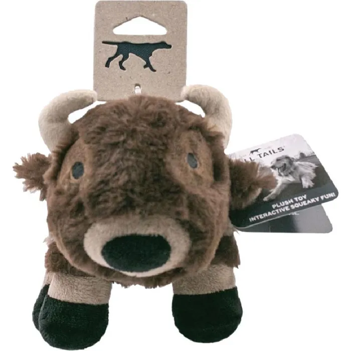 Tall Tails Plush Squeaker Buffalo 9"