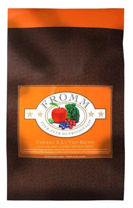 Fromm Four Star Dog Food Ckn Veg 26-lb