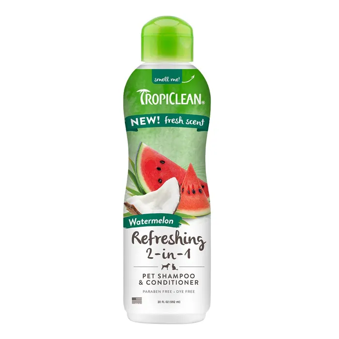 Tropiclean 2-in-1 Shampoo Watermelon 20-oz