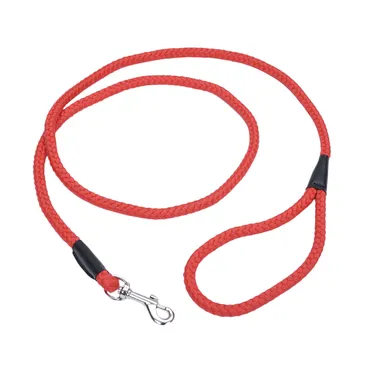 Rope Dog Leash Red - 1/2" X 6'
