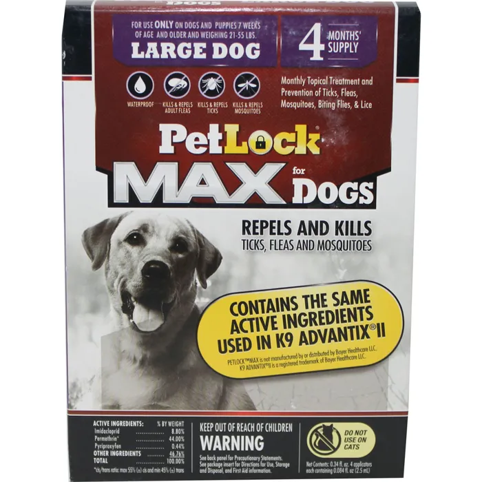 Petlock Max Large Dog 4-ct