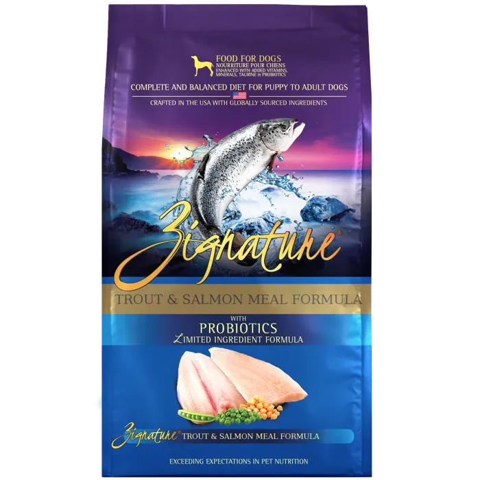 Zignature Limited Ingredient Diet Grain Free Trout & Salmon Recipe Dry Dog Food 27-lb