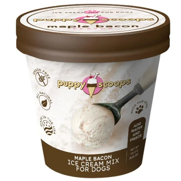 Puppy Scoops Ice Cream Mix Maple Bacon