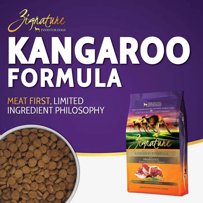 Zignature Kangaroo Limited Ingredient Formula Grain-free Dry Dog Food 25-lb