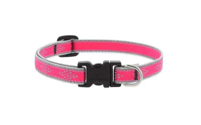 Lupine Adjustable Collar 1/2" 10-16" Pink Diamond