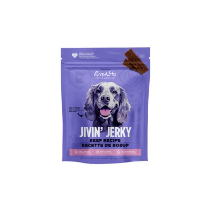 Purevita Jerky Beef Treats - 4oz