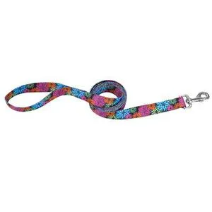 Dog Leash - Wildflower 3/8" X 06'