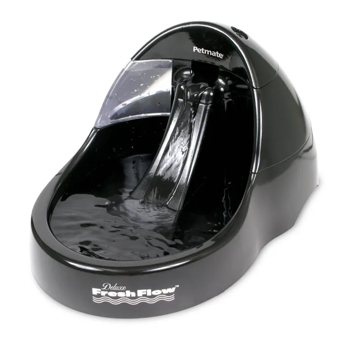 Pet Mate Fresh Flow Drinking Fountain Black 108oz