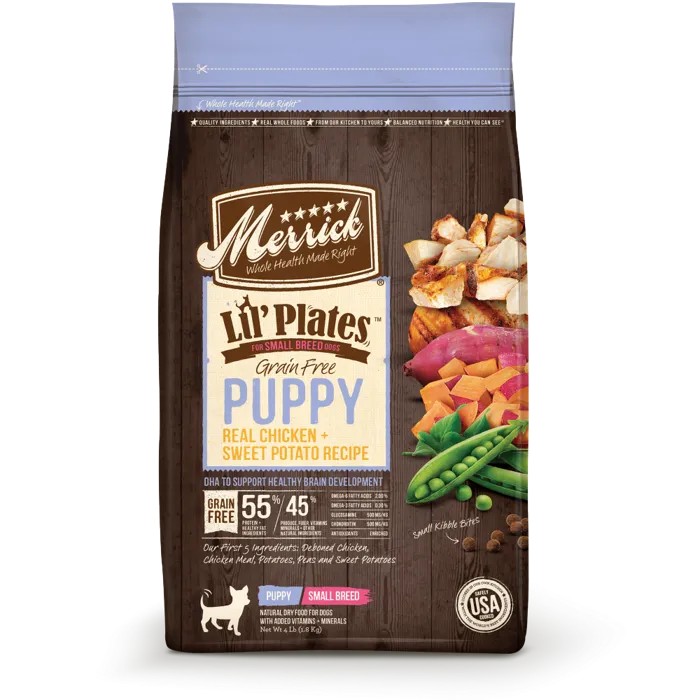 Lil' Plates Gf Puppy Sm Brd Real Chkn, Sw Pot 4-lb