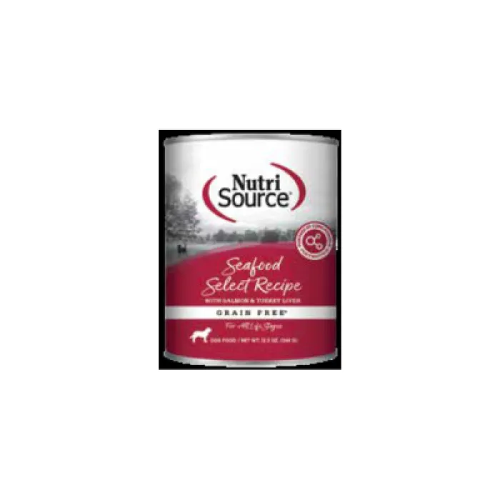 Nutrisource Dog Gf Seafood Select Pate Can 13-oz