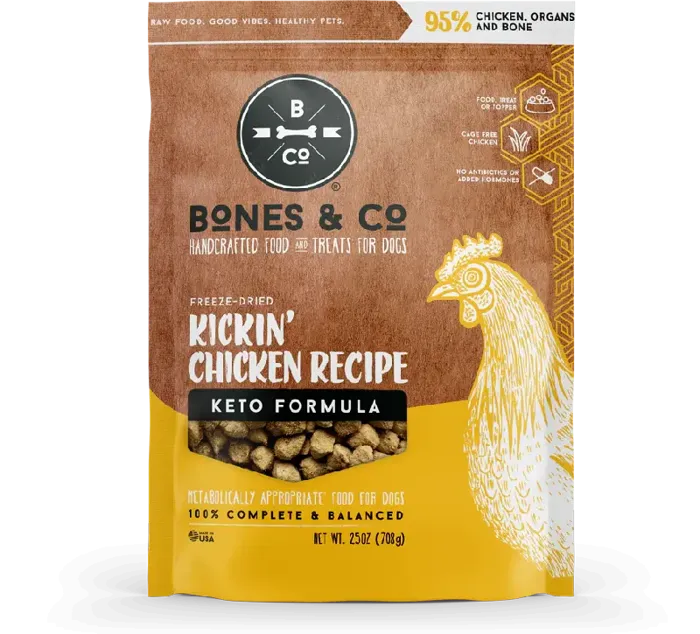Bones & Co Dog Food Fd Chicken Bites 12 Oz