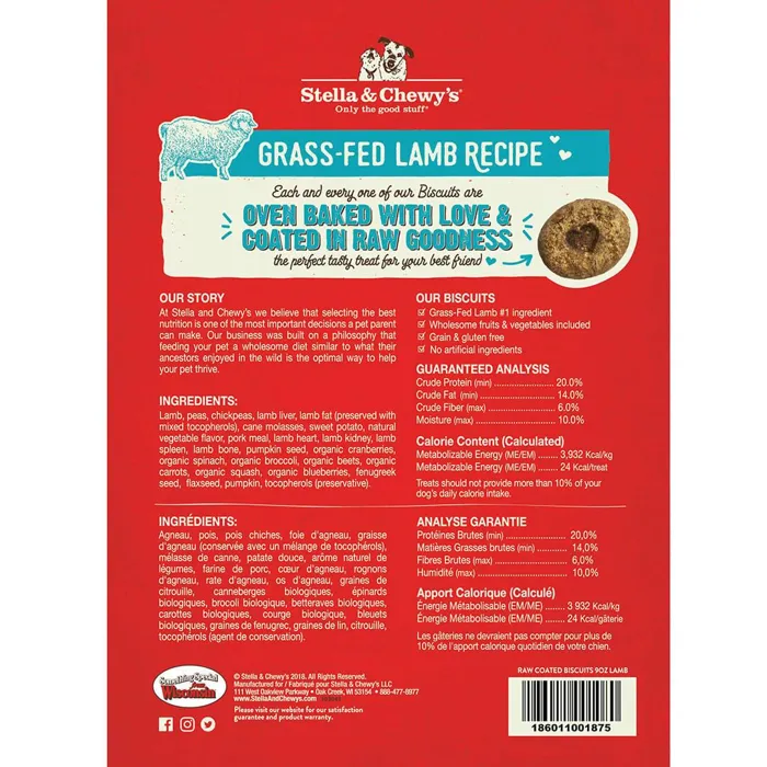 Biscuits Grass Fed Lamb - 9oz