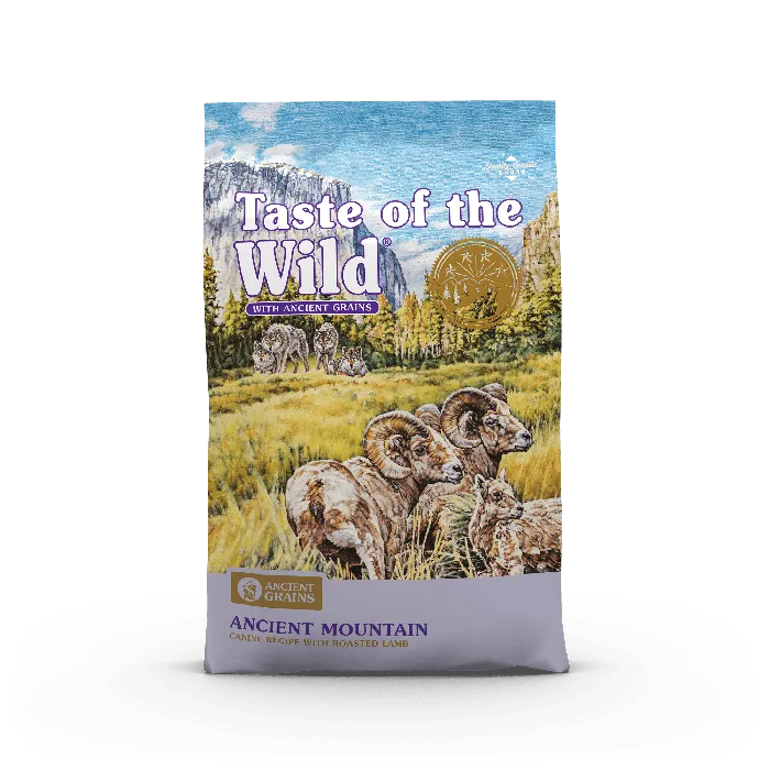 Ancient Mountain Roasted Lamb & Ancient Grain Recipe Dry Dog Food 28-lb