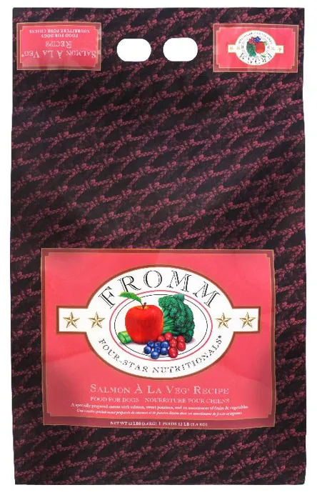 Fromm Four Star Dog Food Salmon Veg 12-lb