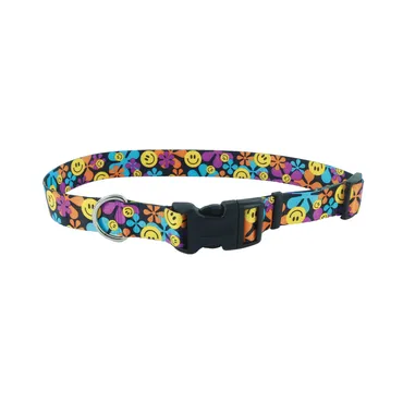 Styles Adjustable Dog Collar Wildflower Lrg - 1" X 18"-26"