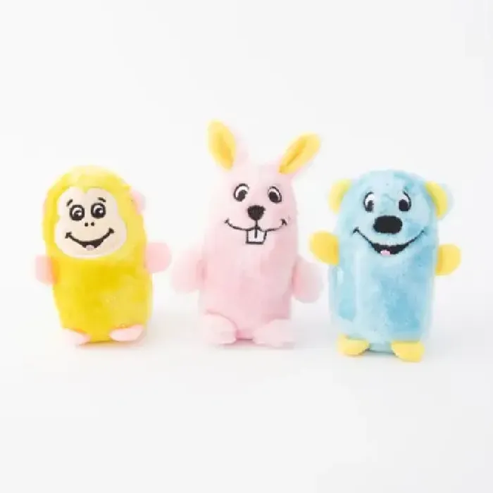 Zippy Paws Squekie Buddies 3pk
