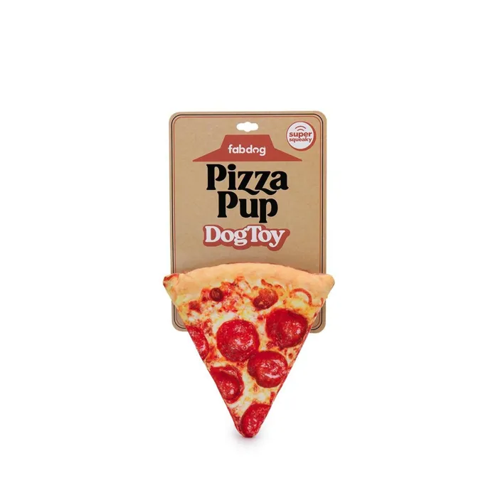Fab Dog Fast Foodies Pizza Pup Slice Toy