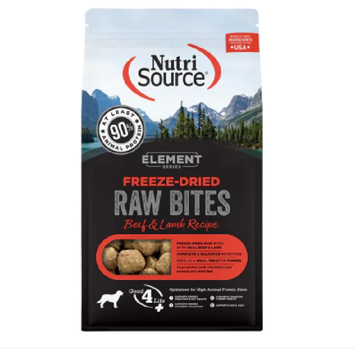 Nutrisource Elements Fd Raw Bites Beef Lamb 2.5-oz
