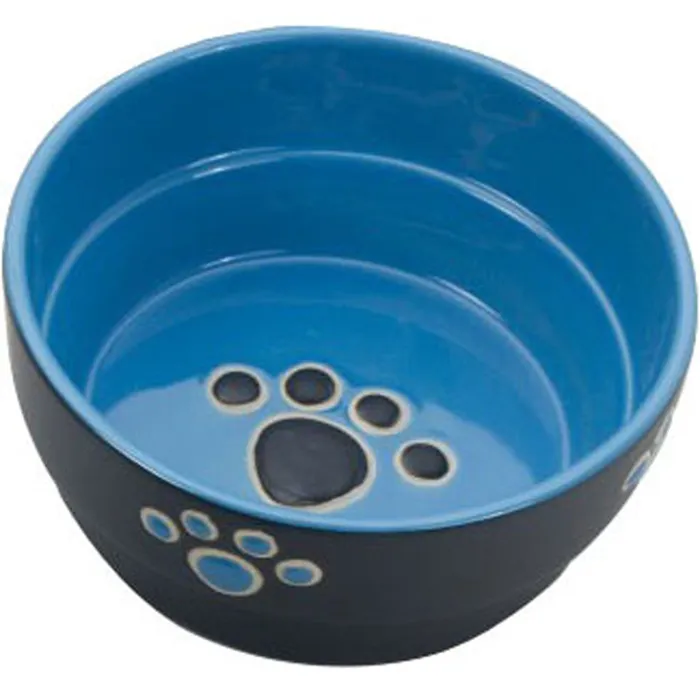 Fresco Dog Dish Blue 5"