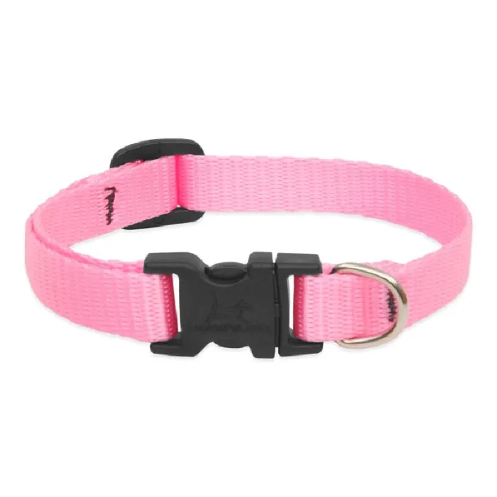 Lupine Adjustable Collar 1/2" 8-12" Pink