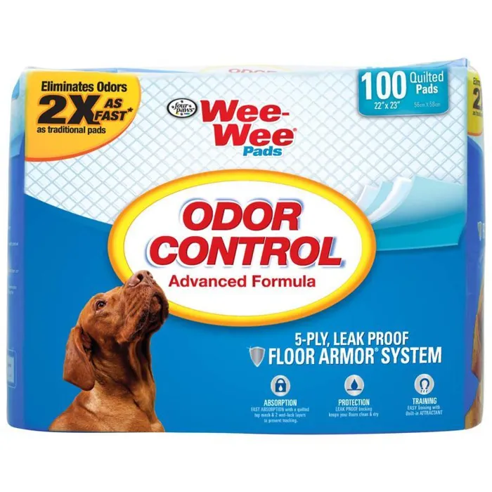 Wee Wee Odor Control Pad 100 Ct
