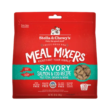 Stella & Chewy's Fd Raw Dog Mixer Salmon Cod 18-oz