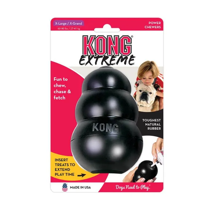Kong Dog Toy Classic Extreme Black X-large