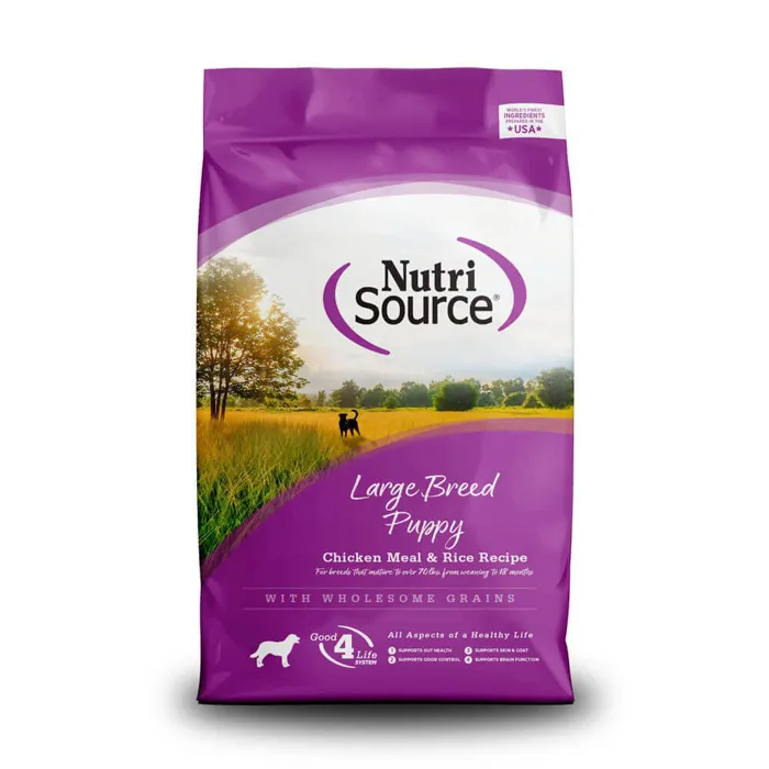 Nutrisource Large Breed Puppy Chicken Rice 12-lb