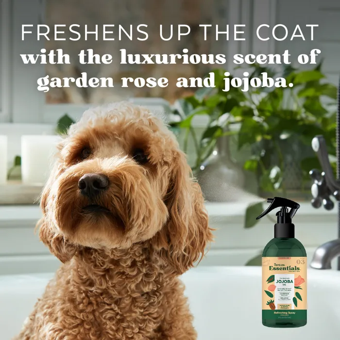 Tropiclean Essentials Jojoba Oil Refreshing Spray For Dogs, 8-oz