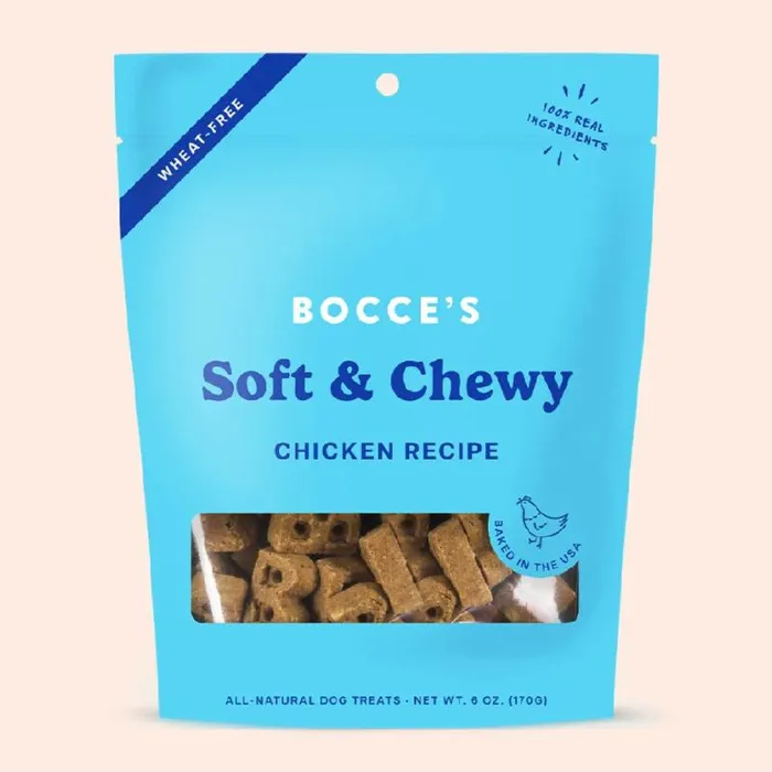 Bocce's Bakery Soft & Chewy Chicken 6-oz