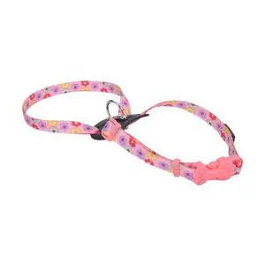 Adjustable Patterned Dog - Daisy Multi Color Xsml