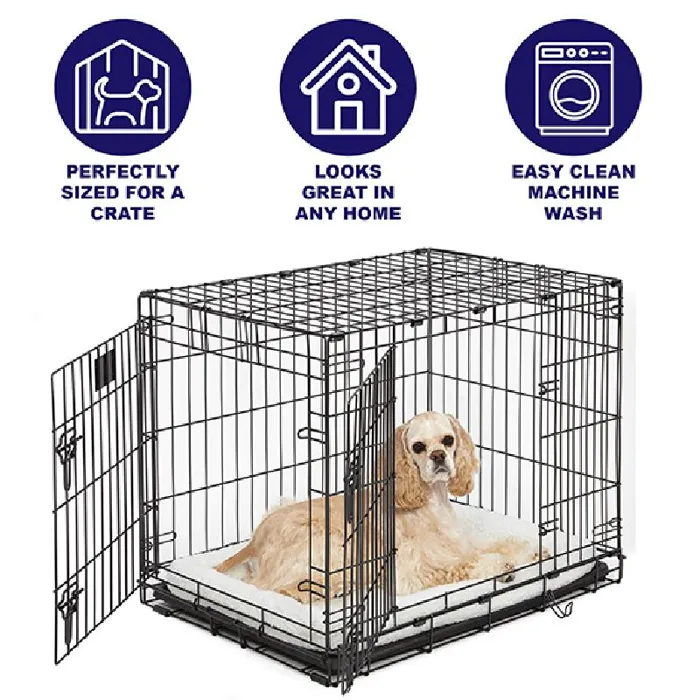Midwest Quiet Time Fleece Crate Bed 18"