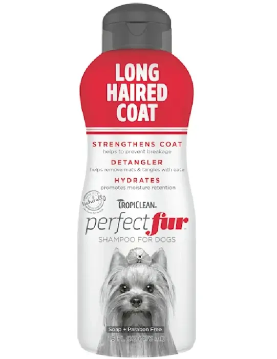 Tropiclean 16oz Perfectfur Long Haired Coat Shampo