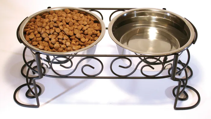 Scroll Work Stainless Steel Double Diner 2-quart