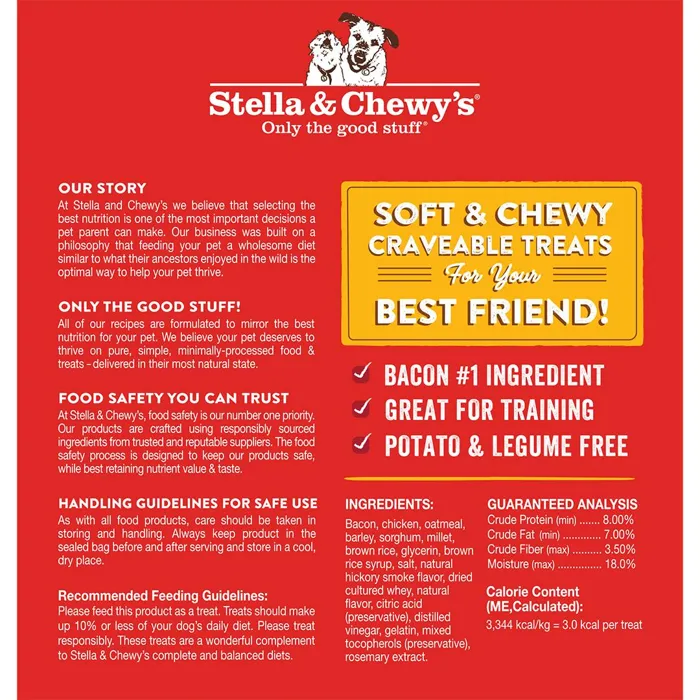 Crav'n Bac'n Bites Bacon & Chicken Treats - 8.25oz