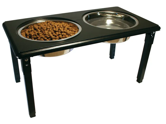Posture Pro Adj Stainless Double Diner 2-qt Black