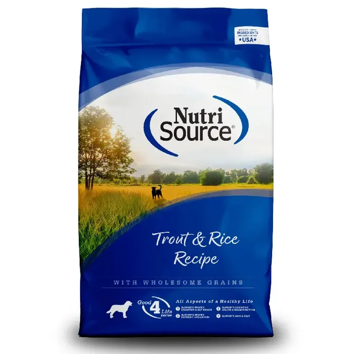Nutrisource Dog Trout & Rice 12-lb